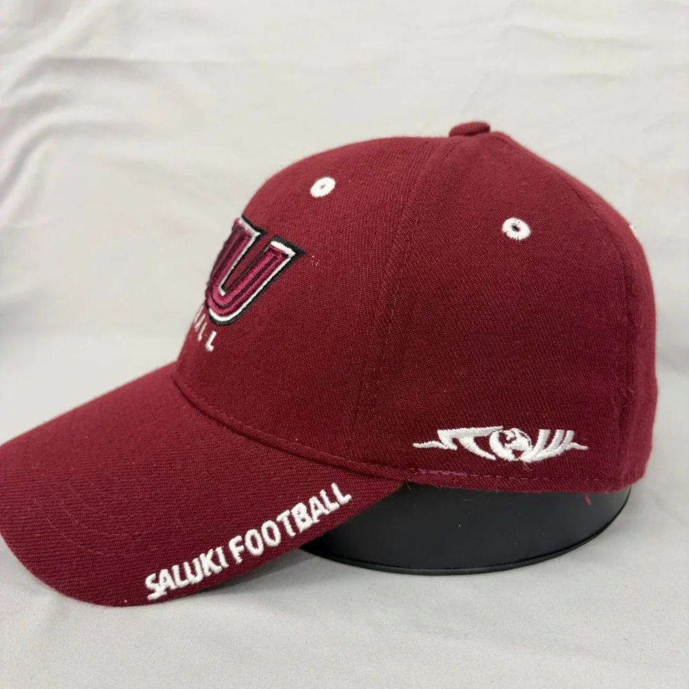 Top of the World SIU Football Hat Mens OS Maroon Saluki Embroidered Cap